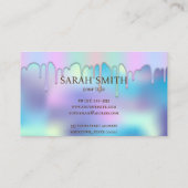 Cupcake Logo Bakkerij Chef, schattig Visitekaartje (Achterkant)