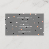 Cupcake-Logo bakkerij-kaas, schattig Visitekaartje (Achterkant)