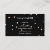 Cupcake-Logo bakkerij-kaas, schattig Visitekaartje (Achterkant)