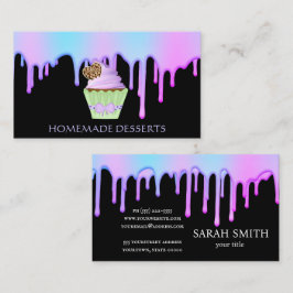 Cupcake-Logo bakkerij-kaas, schattig Visitekaartje