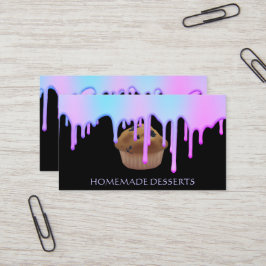 Cupcake-Logo bakkerij-kaas, schattig Visitekaartje