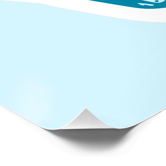 Cupcake Love aangepaste naam poster (Hoek)