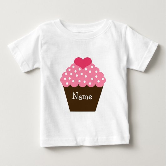 Cupcake Love BABY T-shirt (Voorkant)