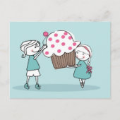 Cupcake Love Briefkaart (Voorkant)