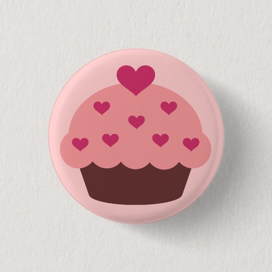 Cupcake Love Button (Voorkant)