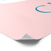 Cupcake Love custom names poster of koppels (Hoek)