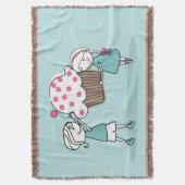 Cupcake Love Deken (Voorkant Verticaal)