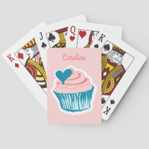 Cupcake Love douanenaam playcards Speelkaarten