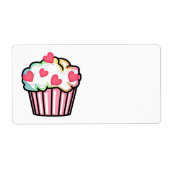 Cupcake Love Etiket (Voorkant)
