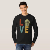 Cupcake Love Funny Baking Cupcake Baker Cupcake R T-shirt (Voorkant volledig)
