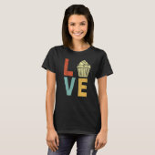 Cupcake Love Funny Baking Cupcake Baker Cupcake R T-shirt (Voorkant volledig)