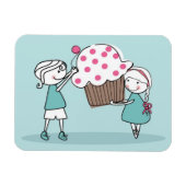 Cupcake Love Magneet (Horizontaal)