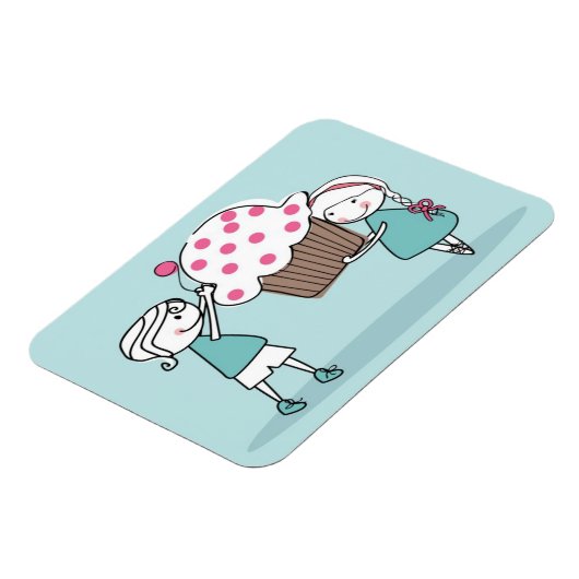 Cupcake Love Magneet (Linkerzijde)