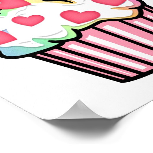 Cupcake Love Poster (Hoek)
