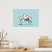 Cupcake Love Poster (Keuken)