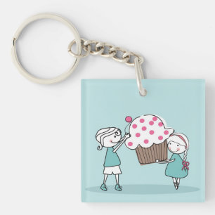 Cupcake Love Sleutelhanger