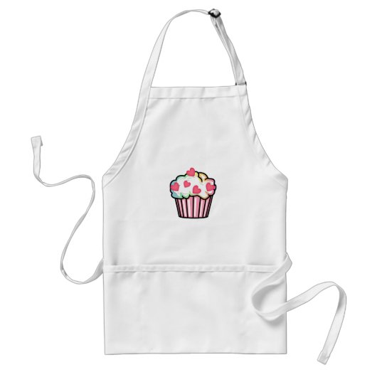 Cupcake Love Standaard Schort (Voorkant)
