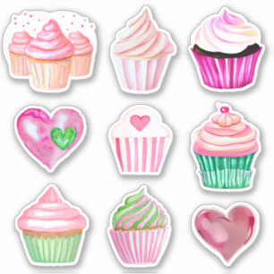 Cupcake Love Stickers - Collectie 1