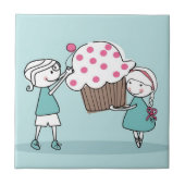 Cupcake Love Tegeltje (Voorkant)