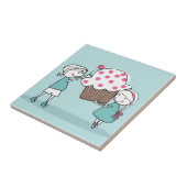 Cupcake Love Tegeltje (Zijkant)