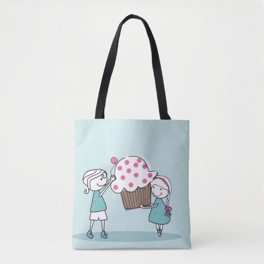 Cupcake Love Tote Bag (Voorkant)