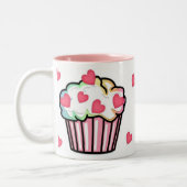 Cupcake Love Tweekleurige Koffiemok (Links)