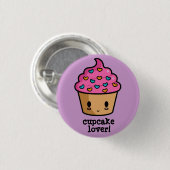 Cupcake Lover Button (Voorkant /achterkant)