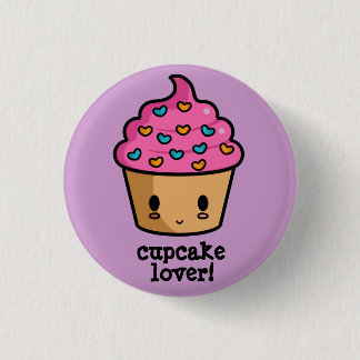 Cupcake Lover Button