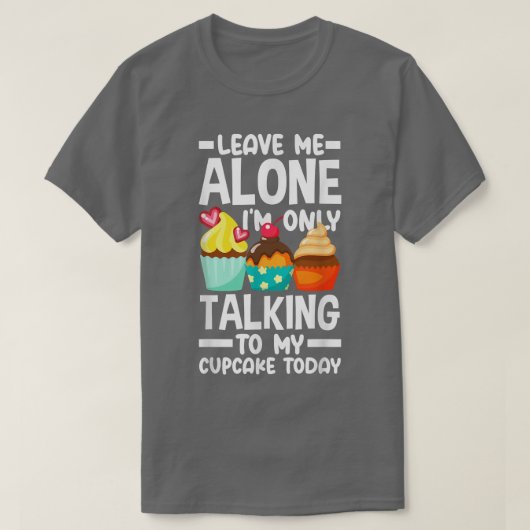 Cupcake Lover Funny Baking 1369 T-shirt (Design voorkant)