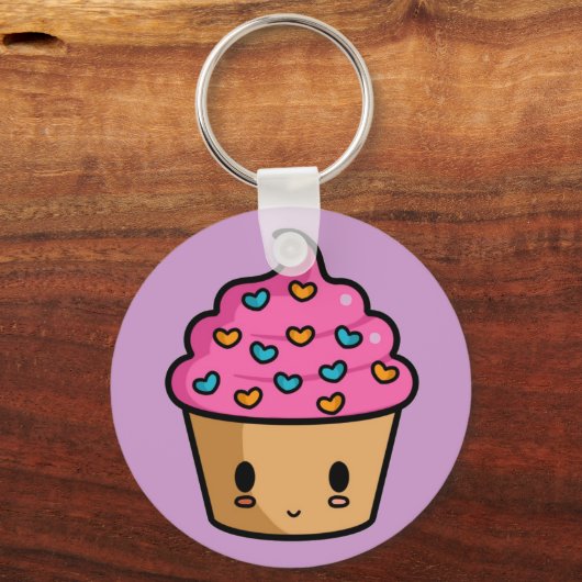 Cupcake Lover Sleutelhanger (Voorkant)