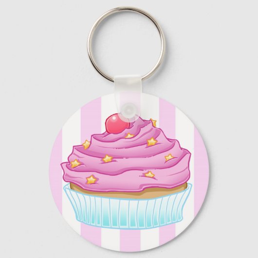 Cupcake Lover Sleutelhanger (Voorkant)