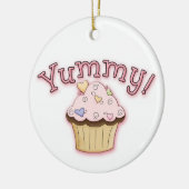 Cupcake Lovers kerstversiering Keramisch Ornament (Links)