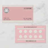 Cupcake Loyalty Visitekaartje (Voorkant / Achterkant)