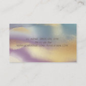 Cupcake Macaroon Roos Gold Drives, bakkerij kleurr Visitekaartje (Achterkant)