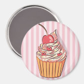 Cupcake Magneet (Voorkant / Achterkant)