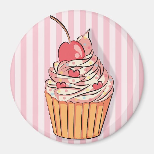 Cupcake Magneet (Voorkant)