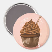 Cupcake Magneet (Voorkant / Achterkant)