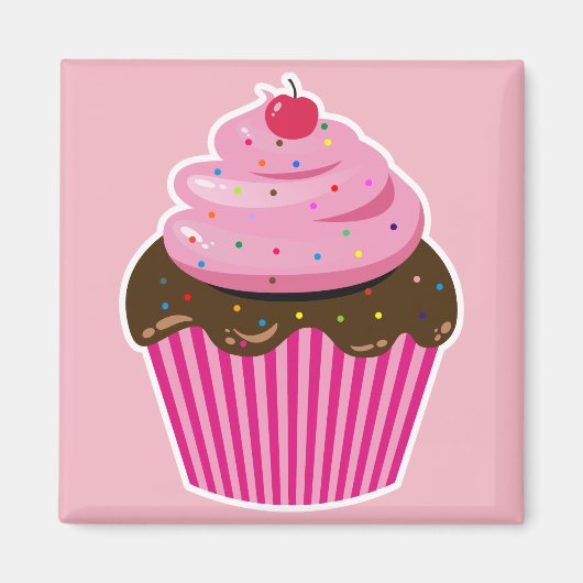 Cupcake Magneet (Voorkant)