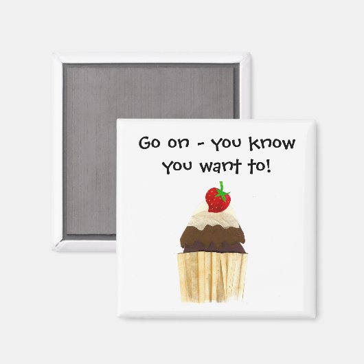 Cupcake Magnet (Voorkant / Achterkant)