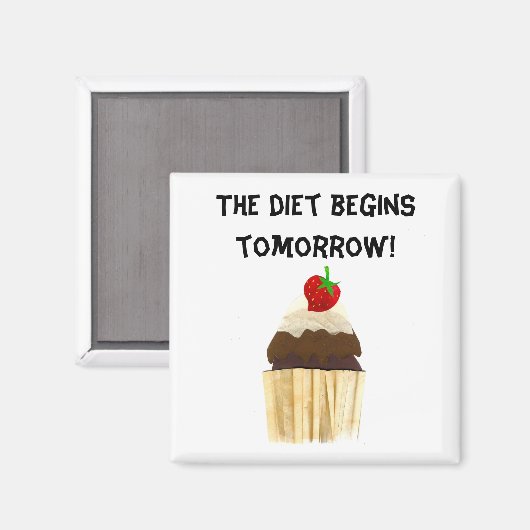 Cupcake Magnet (Voorkant / Achterkant)