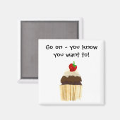 Cupcake Magnet (Voorkant / Achterkant)