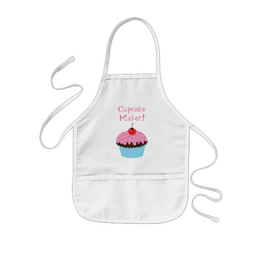 Cupcake Maker! Cupcake Apron Kinder Schort (Voorkant)