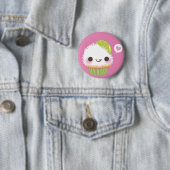 Cupcake Mania! Kokosnoot! Ronde Button 5,7 Cm (In situ)