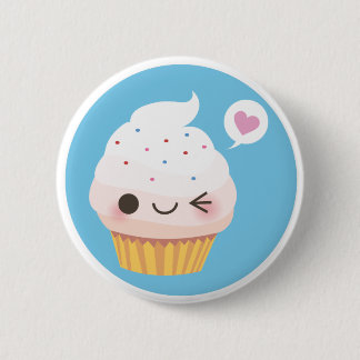 Cupcake Mania! Vanilla Ronde Button 5,7 Cm