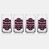 Cupcake Master Baker Blikvorm Glas (Achterkant)