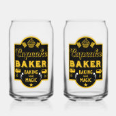 Cupcake Master Baker Blikvorm Glas (Voorkant)