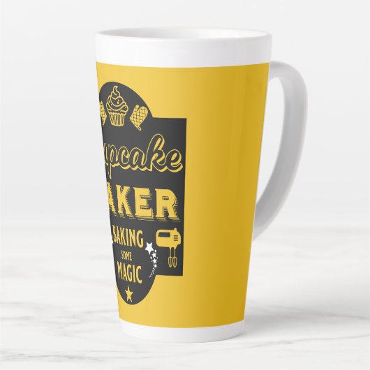 Cupcake Master Baker Latte Mok (Rechterhoek)