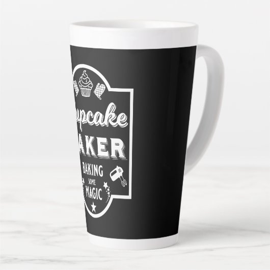 Cupcake Master Baker Latte Mok (Rechterhoek)
