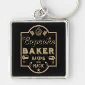 Cupcake Master Baker Sleutelhanger (Voorkant)