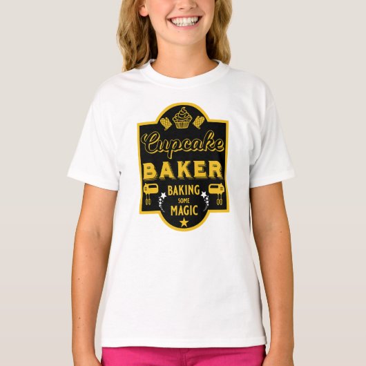 Cupcake Master Baker T-shirt (Voorkant)